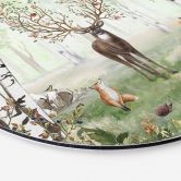 Alu-Dibond Kikki Belle - Hirsch im Sommer - Rund 