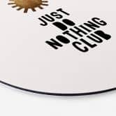 Alu-Dibond Kubistika - Do Nothing Club - Rund 