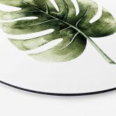 Alu-Dibond Kvilis - Monstera Leaf - Rund 
