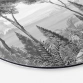 Wandbild Idyllische Pflanzenlandschaft - Ms Tiff - Alu-Dibond - Rund 
