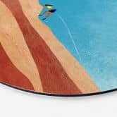 Wandbild Klettern am Grand Canyon - Rivers - Rund - Alu-Dibond 