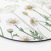 Tableau sur alu-Dibond rond Sir Edward - Promenade printanière fleurie 