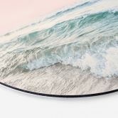 Alu-Dibond Rosa Himmel über dem Meer - Sisi & Seb - Rund 
