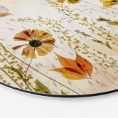 Wandbild Wilde Wiesenblumen im Sonnenlicht - Talen - Alu-Dibond Rund 