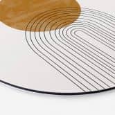Alu-Dibond The Miuus Studio - Abstract Flow - Rund 