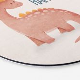 Wandbild Dino Be Happy - Brachiosaurus - Tunaboylu - Alu-Dibond - Rund 