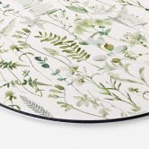 Wandbild Kräuter und Wildblumen - UN Designs - Alu-Dibond - Rund 