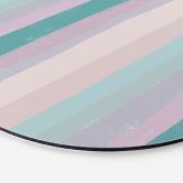 Wandbild Farbenfrohe Leichtigkeit - Alu-Dibond Rund - uplusmestudio 