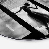 Alu-Dibond Wibisono - Die Ballerina - Rund 
