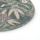 Glasbild Kolibri im Tropenwald - Bloomery Decor - Rund 