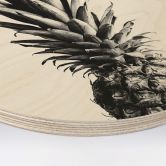 Holzbild 1X Studio - Ananas - Rund 
