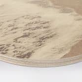 Tableau sur bois rond Bruit de la mer - 1X Studio 