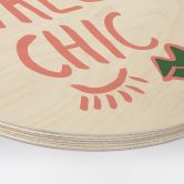 Holzbild 1X Studio - Très chic - Rund 