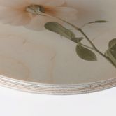 Holzbild Annie - Die Rose - Rund 