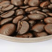 Holzbild Aroma Kaffeebohnen - Rund 