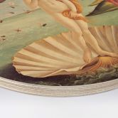 Billede af træ Botticelli - Venus' fødsel - Rundt 