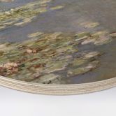 Holzbild Monet - Seerosen 1905 - Rund 