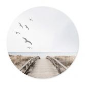 Poster Blick auf die Ostsee - Rund 