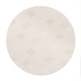 Poster Abstrakte Halbkreise in Soft Beige - Bloomery Decor - Rund 