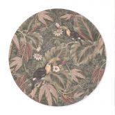 Poster Tukan im Tropenwald - Bloomery Decor - Rund 