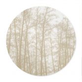Poster Stiller Winterwald | Waldposter fürs Wohnzimmer - Böhmer - Rund 