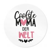 Poster Coolste Mama der Welt - Rund 