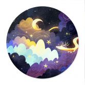 Poster Kite flight through starry clouds - DigitalArtsi - Round 