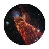 Poster James Webb Telescoop - Kosmische orkaan Herbig Haro 49/50 - Rond 