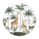 Poster Kikki Belle - Die Giraffen - Rund 