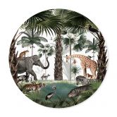 Poster Kikki Belle - Königreich der Tiere - Rund 
