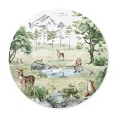 Poster Kikki Belle - Wald der Rehe - Rund 