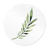 Poster Kvilis - Palm Leaf - Rund 