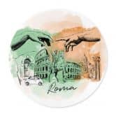 Poster Roma - Rund - Love your City 