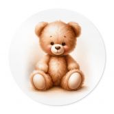 Poster Kleiner Teddybär - Magnusson - Rund 