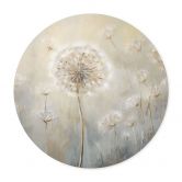 Poster Pusteblumen-Traum im Frühling - Paksoylu - Rund 