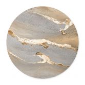 Poster Goldener Sand - Purina-Purite - Rund 