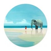 Poster Elephant Beach in India - Rivers 