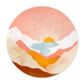 Poster SpaceFrog Designs - Sommertag - Rund 