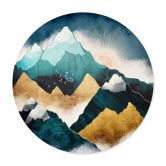 Poster SpaceFrog Designs - Tagesanbruch - Rund 