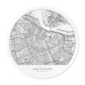 Poster Plan de la ville d'Amsterdam 