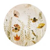 Poster Wilde Wiesenblumen im Sonnenlicht - Talen - Rund 