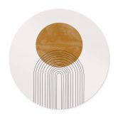 Poster The Miuus Studio - Abstract Flow - Rund 