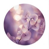 Poster Zarte Orchidee in Lila - Treechild - Rund 