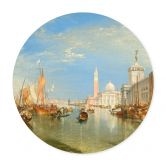 Poster Turner - Venetië, Dogana en S. Giorgio Maggiore - Rond 