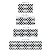 Self-adhesive kitchen splashback Geometric Sample with diamond stones - Treechild 