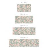 Selbstklebende Küchenrückwand Urban Jungle Tropenblätter Rosa - Bloomery Decor 