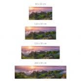 Selbstklebende Küchenrückwand Seo - Grüne Berglandschaft 
