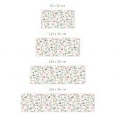 Self-adhesive ktichen panel Pink roses in spring - UN Designs 