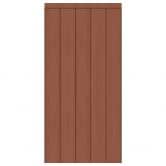 Wandpanelen Wandpanelen zelfklevend roestbruin met nerf 