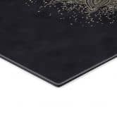 Spritzschutz Elegantes Mandala in Schwarz-Gold - Bloomery Decor 